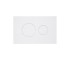 Клавіша змиву Qtap Standard 152x236x28 мм, White, кругла QTSTD164W49468 QTAP  QTSTD164W49468 QTSTD164W49468