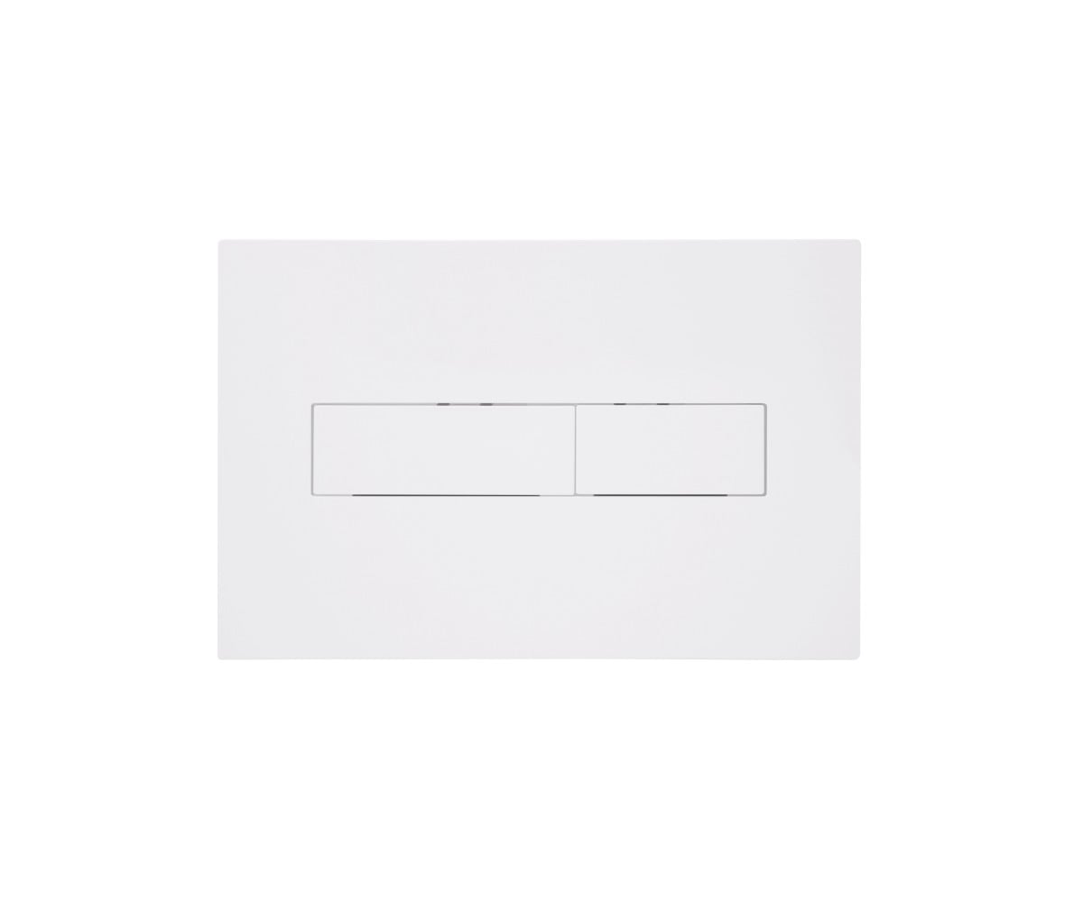 Клавіша змиву Qtap Standard 152x236x28 мм, White, лінійна QTSTD164W49471 QTAP  QTSTD164W49471 QTSTD164W49471