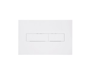 Клавіша змиву Qtap Standard 152x236x28 мм, White, лінійна QTSTD164W49471 QTAP  QTSTD164W49471