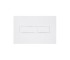 Клавіша змиву Qtap Standard 152x236x28 мм, White, лінійна QTSTD164W49471 QTAP  QTSTD164W49471 QTSTD164W49471
