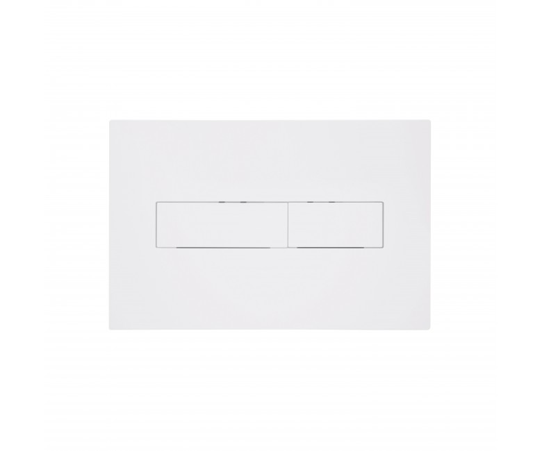 Клавіша змиву Qtap Standard 152x236x28 мм, White, лінійна QTSTD164W49471 QTAP  QTSTD164W49471 QTSTD164W49471