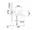 Смеситель с поворотным изливом  SWAN CASCADA QTSWA260CRW45569:Чертеж 