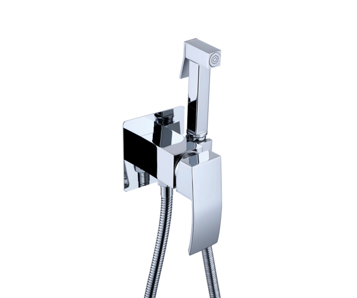 Набор для гигиенического душа QTAP SWAN CASCADA QTSWA262CRM45567 QTSWA262CRM45567