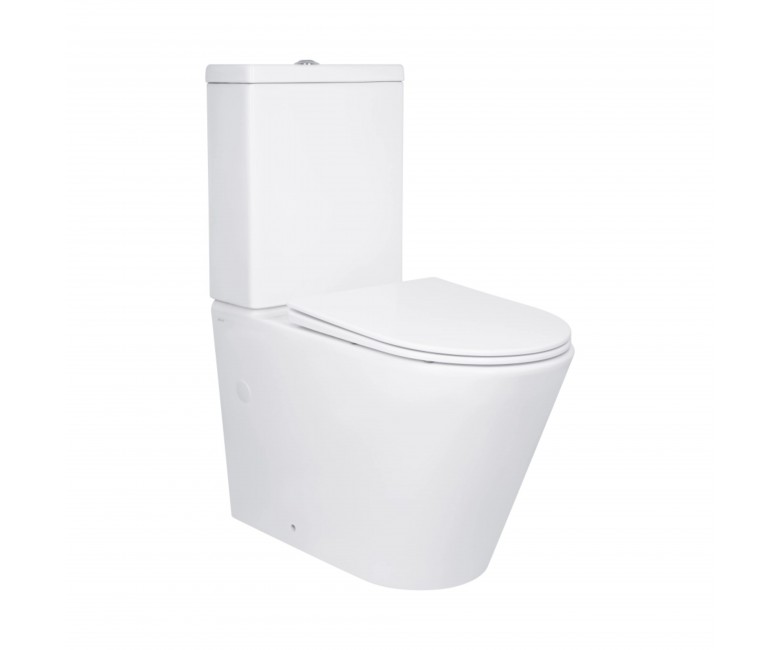 Унітаз підлоговий Qtap Swan Eco Ultra Quiet з сидінням Soft-close 640x360x835 мм QTSWA27W48748 White QTAP  QTSWA27W48748 QTSWA27W48748