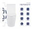 Унитаз напольный Qtap Swan Eco Ultra Quiet с сидением Soft-close 640x360x835 мм QTSWA27W48748 White  QTSWA27W48748:Фото 4