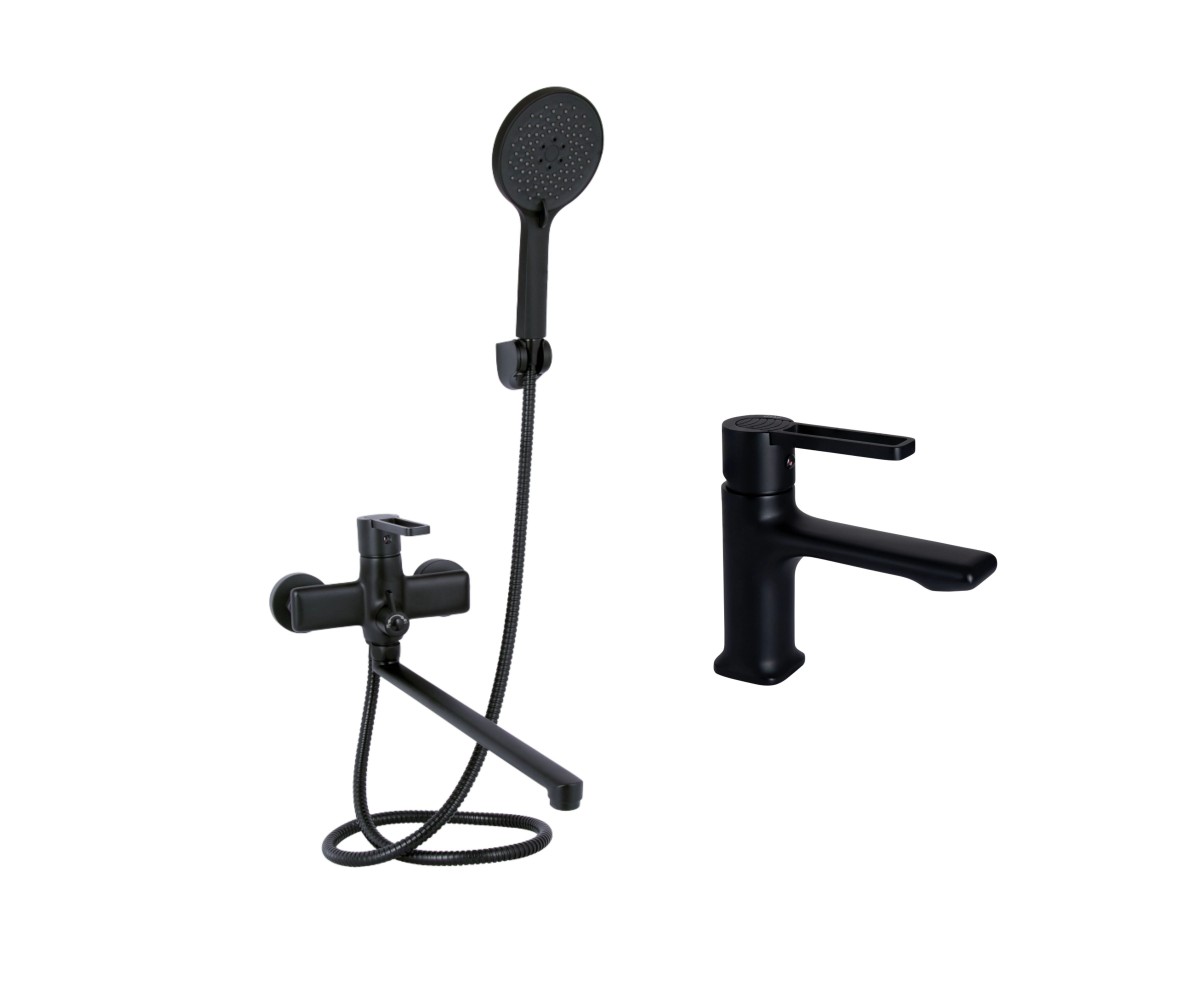 Комплект змішувачів QTAP TAURUS QTTAU260BLM4566447664 QTTAU260BLM4566447664