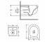 Унитаз подвесной Qtap Taurus Ultra Quiet 515×360×350 мм, White, с сиденьем Slim Duroplast / Soft-close / Quick Release QTTAU26W4