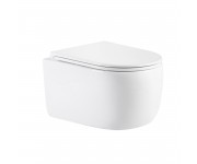 Унітаз підвісний Qtap Taurus Ultra Quiet 515×360×350 мм, White, з сидінням Slim Duroplast / Soft-close / Quick Release QTTAU26W49116 QTAP  QTTAU26W491