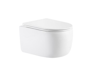 Унітаз підвісний Qtap Taurus Ultra Quiet 515×360×350 мм, White, з сидінням Slim Duroplast / Soft-close / Quick Release QTTAU26W49116 QTAP  QTTAU26W491