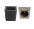 Комплект Qtap Tern Anthracite 3 в 1: унитаз подвесной Ultra Quiet + биде подвесное + раковина накладная QTTERAN49161  QTTERAN491