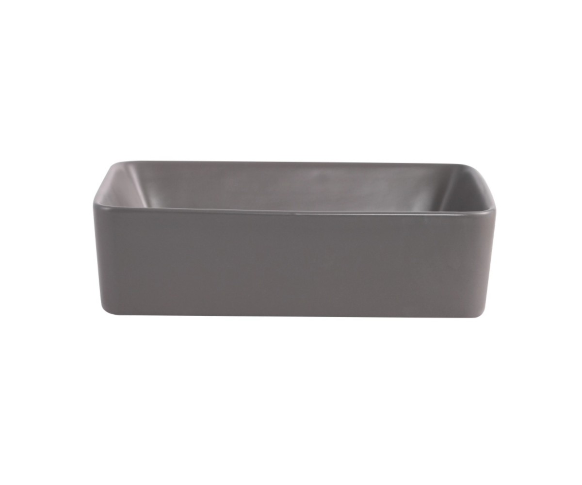 Комплект Qtap Tern Stone grey 3 в 1: унитаз подвесной Ultra Quiet + биде подвесное + раковина накладная QTTERSG49162  QTTERSG491