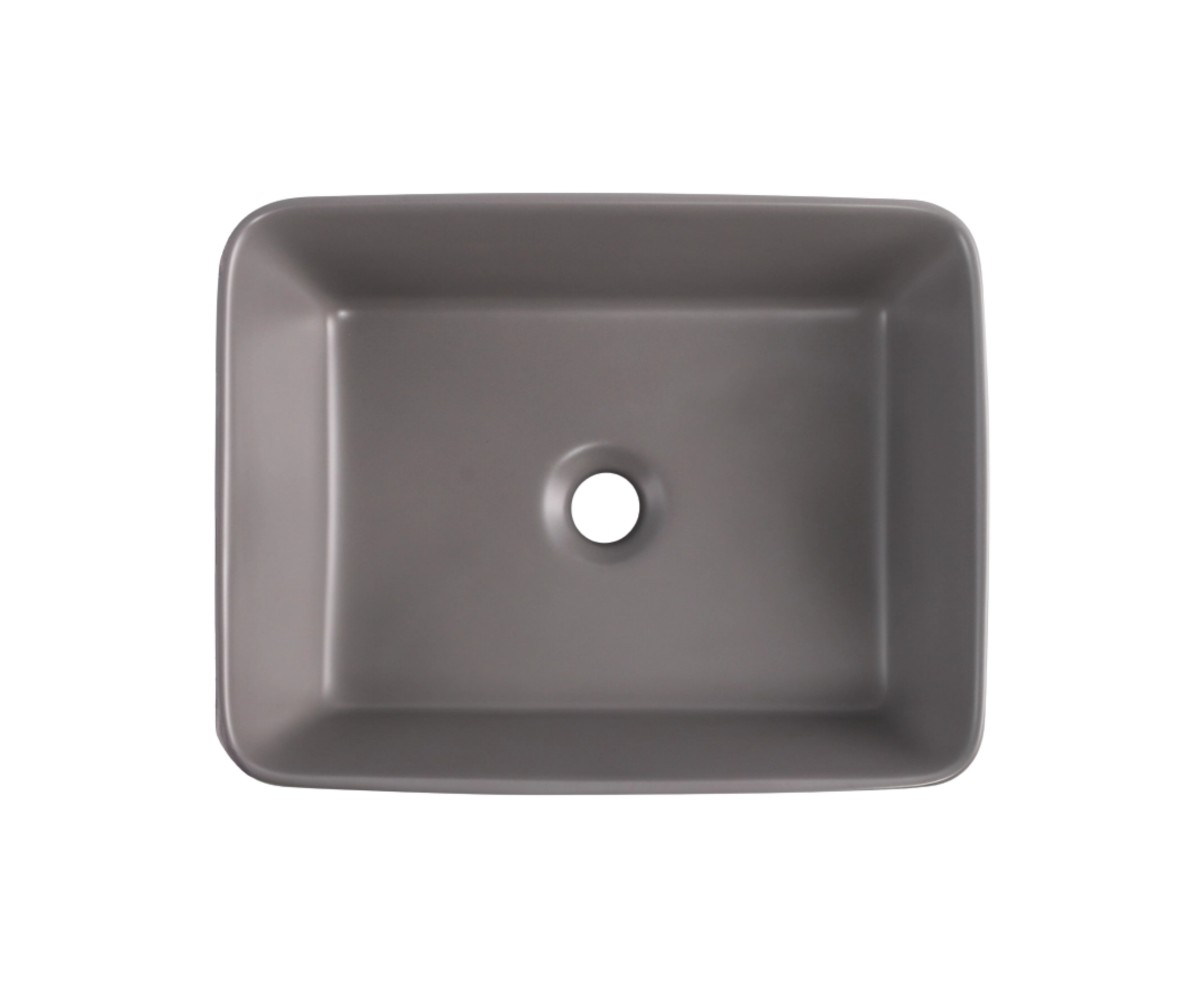 Комплект Qtap Tern Stone grey 3 в 1: унитаз подвесной Ultra Quiet + биде подвесное + раковина накладная QTTERSG49162  QTTERSG491