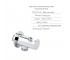 Комплект для душа Qtap Ustek: смеситель QTUST6216107ODC+душ. набор(QTHLA107CRM45948+QTRUC125CRM45954+QTTRU120CRM45928+QTCRMBH030
