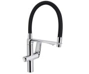 Смеситель с гибким изливом QTAP VLASTA NEW QTVLA364CRM45648
