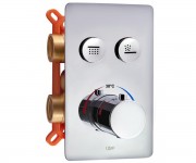 Термостат для 2-х споживачів QTAP VOTICE QTVOT6442T105NKC