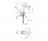 Смеситель для раковины  ZDENEK QTZDN10102C:Чертеж 