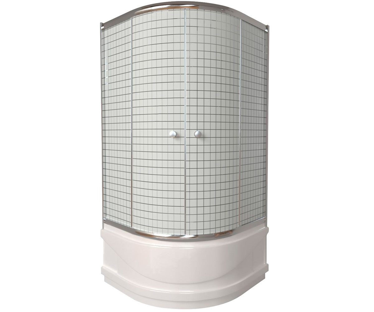 Кутова кабіна 90х90 см QTAP  SC9090.2 CRM SC9090.2 CRM