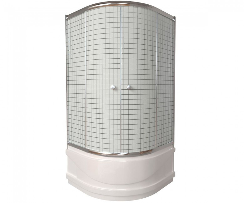 Кутова кабіна 90х90 см QTAP  SC9090.2 CRM SC9090.2 CRM