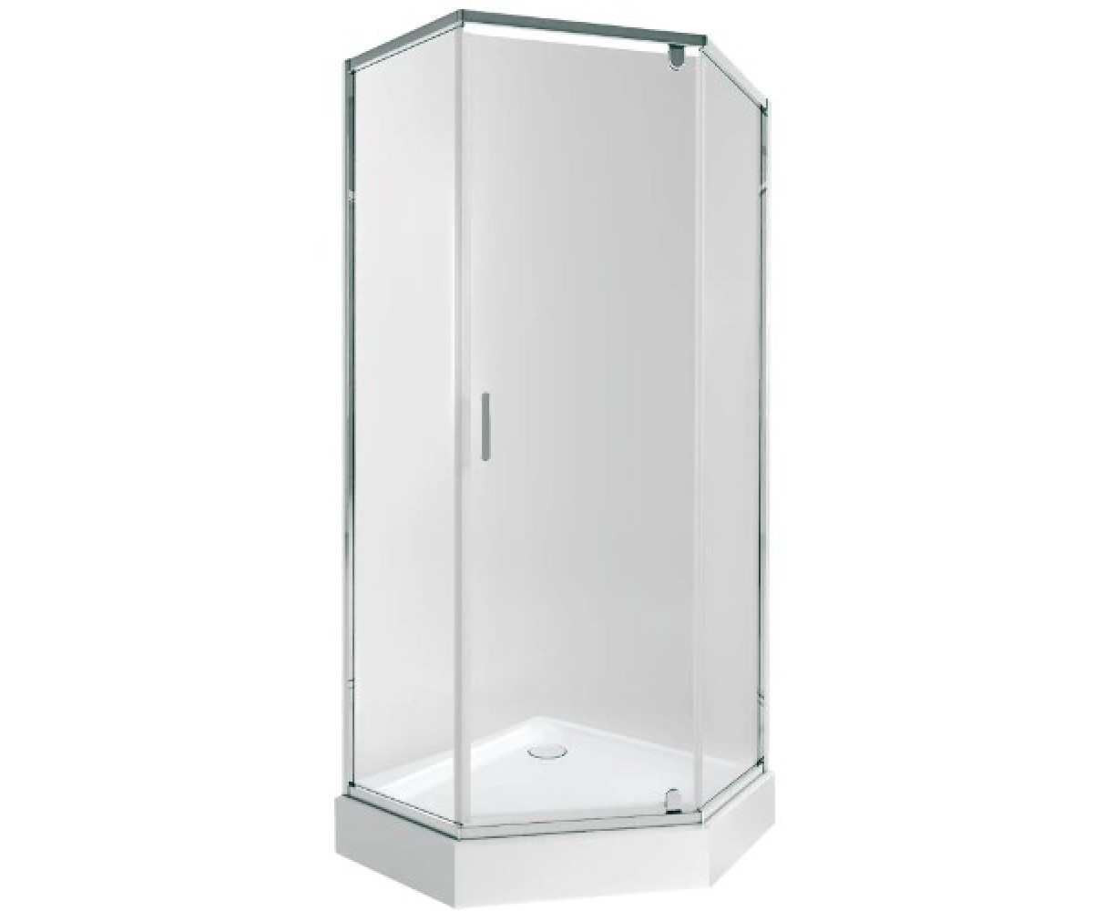 Душова кабіна з піддоном QTAP SCORPIO SCOCRM10995AC6SET SCOCRM10995AC6SET