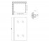 Душевая перегородка 110х190 см  WALK-IN STDCRM2011C8:Чертеж 