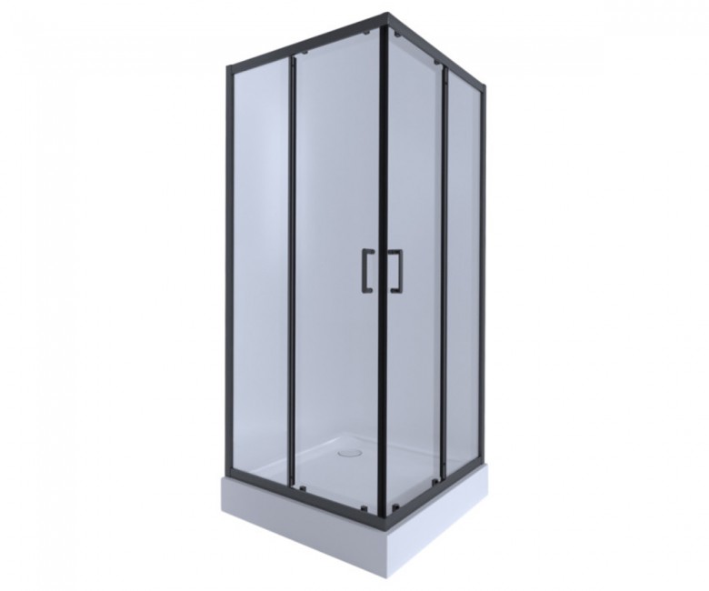 Квадратна кабіна с поддоном 90х90 см QTAP TAURUS TAUBLA1099SC6UNIS309915 TAUBLA1099SC6UNIS309915