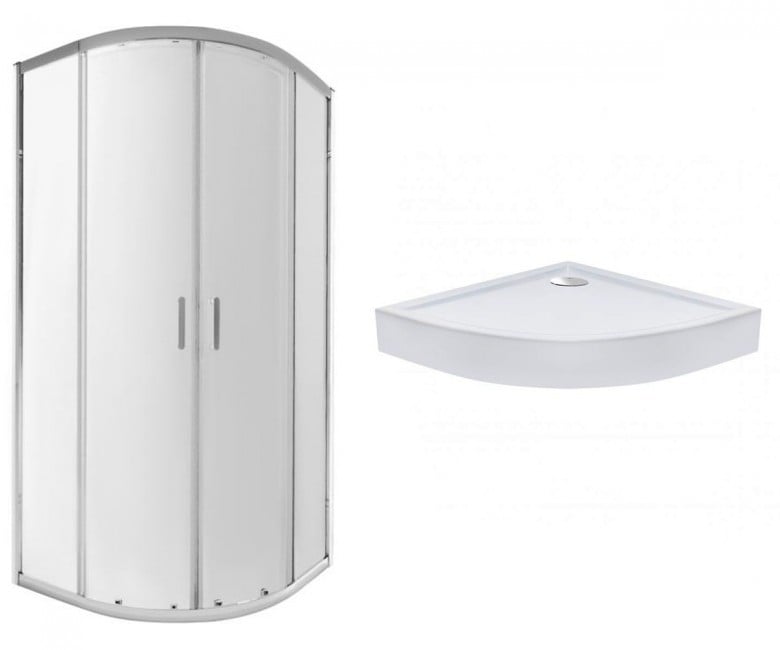 Кабінка з піддоном 90х90 см QTAP TAURUS TAUCRM1099AC6SET TAUCRM1099AC6SET