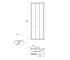 Дверь складная 68-71x185 см  UNIFOLD UNICRM207C4:Чертеж 