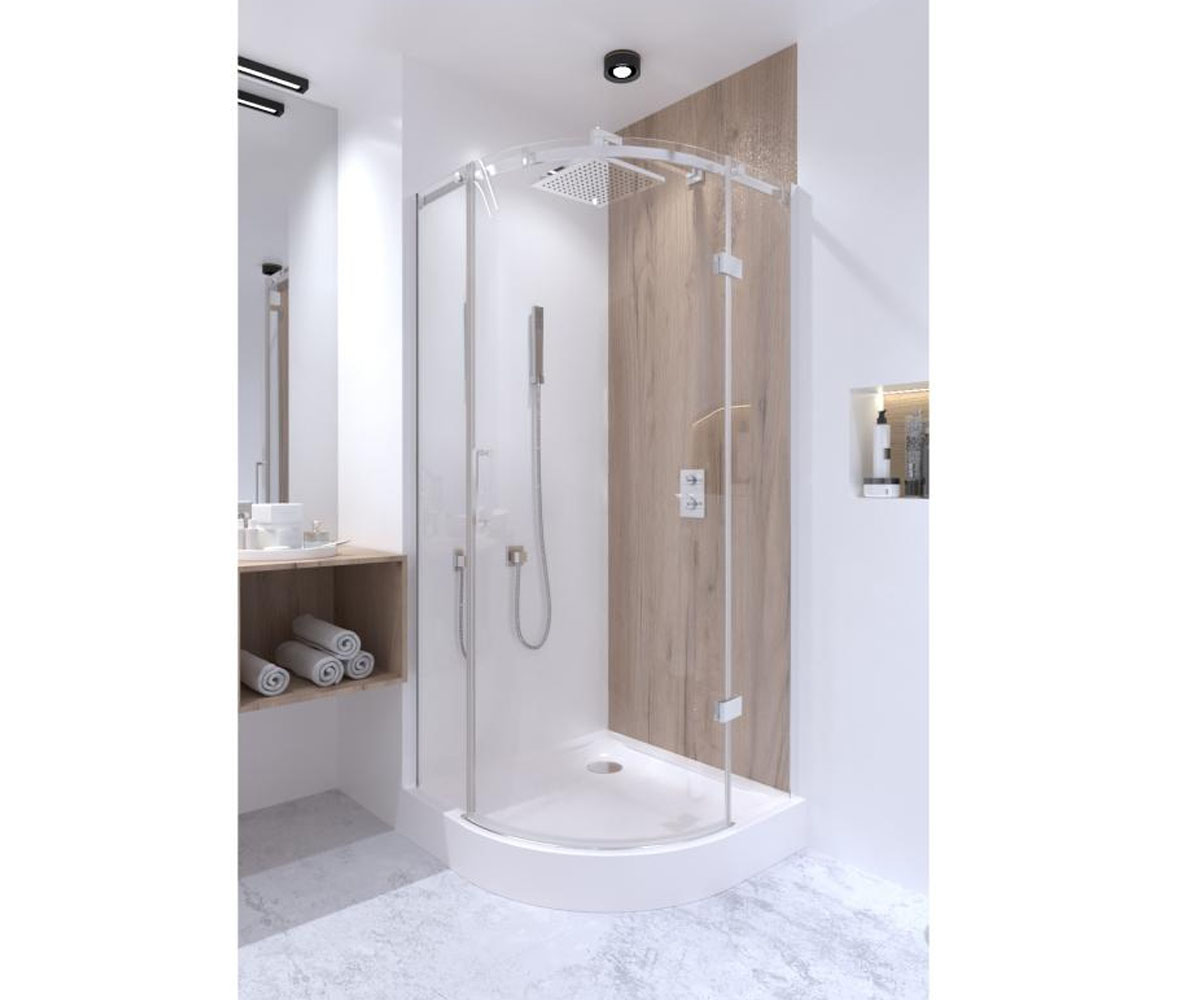Кабинка с поддоном 90х90 см  VIRGO VIRCRM1099AC8SET:Фото 2