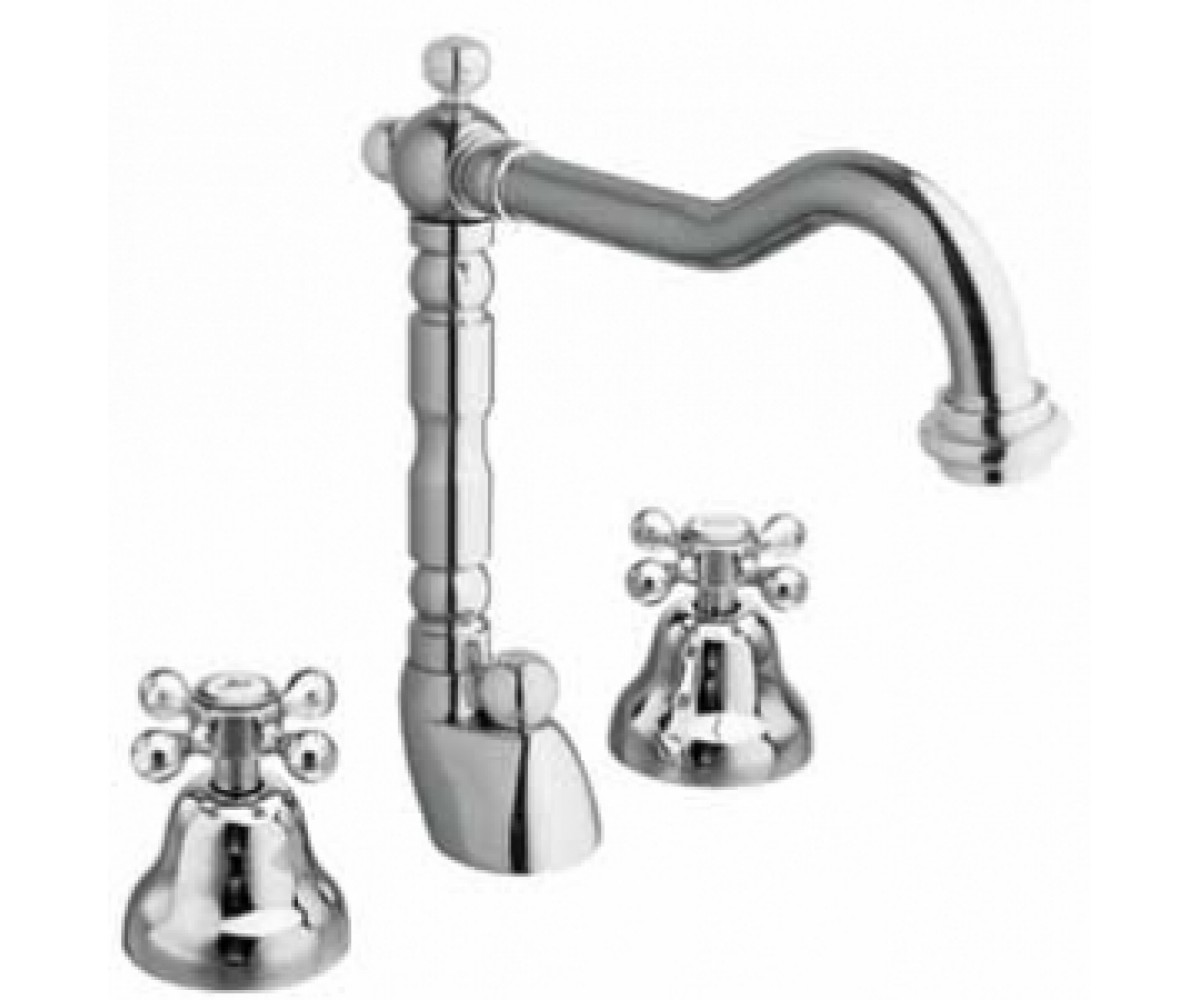 Змішувач на три отвори QUARANTA MARTINA 01.129-CHROME 01.129-CHROME