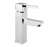 Смеситель со сливом QUARANTA SQUARE SQ005-CHROME