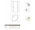 Душевая кабина 90x90 см  PREMIUM PLUS A 30403-01-06N:Чертеж 