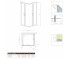 Душевая кабина 90x90 см  PREMIUM PLUS C 30451-01-01N:Чертеж 