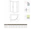 Душевая кабина 100x80 см  PREMIUM PLUS E 30481-01-06N:Чертеж 