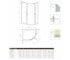 Душевая кабина 100x80 см  PREMIUM PLUS E 30491-01-08N:Чертеж 