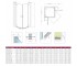 Душевая кабина 80x80 см  TORRENTA KDD 32262-01-10N:Чертеж 