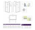 Душевая дверь распашная  EOS II DWD 3799494-01:Чертеж 