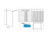 Душевая перегородка  WALK-IN V 383117-01-01:Чертеж 