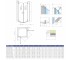 Душевая дверь  ESSENZA NEW KDD 385061-01-01R:Чертеж 