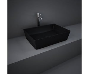 FEECT5000504A FEELING Раковина на стільницю, прямокутна, Matt Black, 50см (1 сорт)  RAK CERAMICS FEECT5000504A