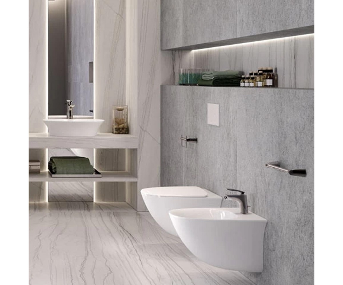 SENWC1446AWHA+SENSC3901WH RAK SENSATION унітаз підвісний безобідковий з кришкою, білий 52см (1 сорт)  SENWC1446AWHA+SENSC3901WH: