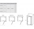 Душевая дверь  PIVOT PDOP2-100 03GA0300Z1:Чертеж 