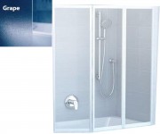 Шторка-гармошка на ванну RAVAK GRAPE 795V0100ZG
