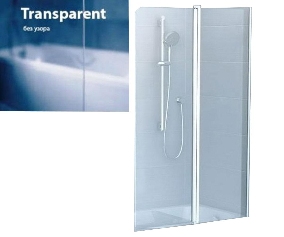 Ширма для ванни двосекційна RAVAK TRANSPARENT 7QRA0100Z1 7QRA0100Z1
