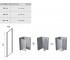 Душевая перегородка  PIVOT PPS 90G40300Z1:Чертеж 