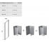 Душевая перегородка  PIVOT PPS 90G40C00Z1:Чертеж 