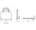 Сиденье в душевую  OVO B DECOR B8F0000031:Чертеж 