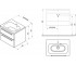Тумба подвесная  CHROME ІІ X000000923:Чертеж 