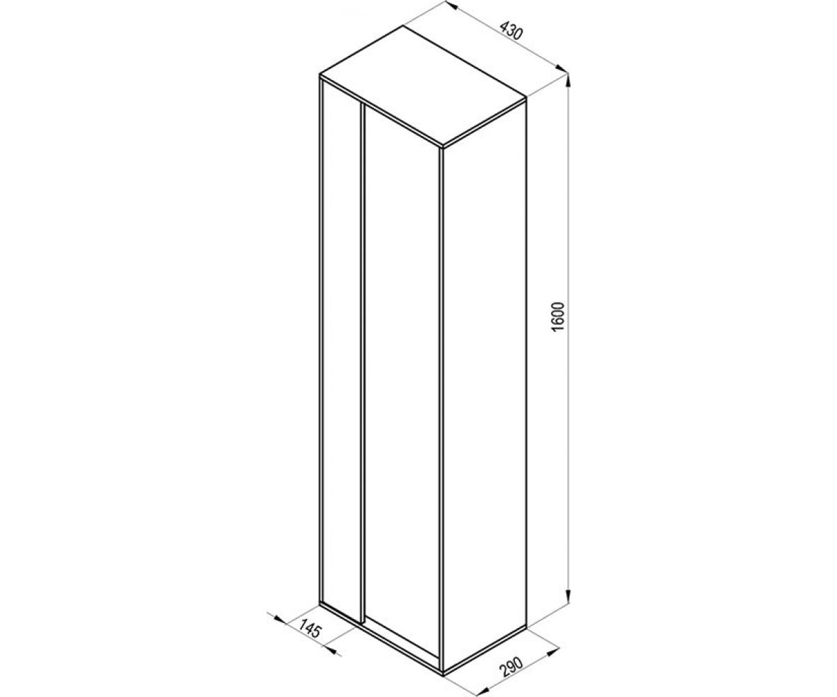 Подвесной пенал  STEP 430 X000001430:Чертеж 