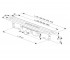 Душевой канал 950 мм  RUNWAY X01390:Чертеж 