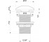 Слив для раковины  X01695:Чертеж 
